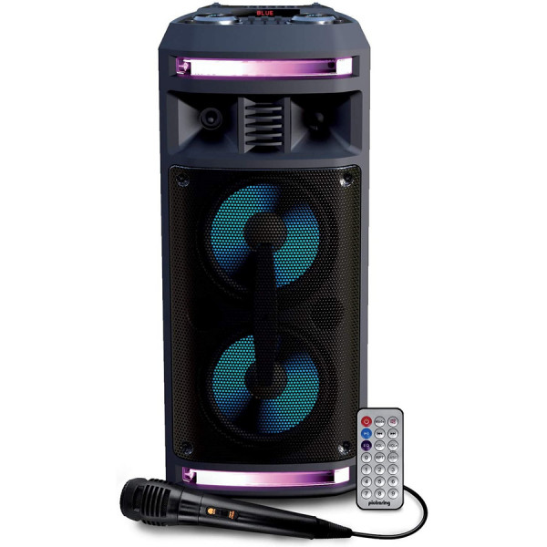 Enceinte Autonome 2x Boomer LED 300W - PICKERING - FX62 