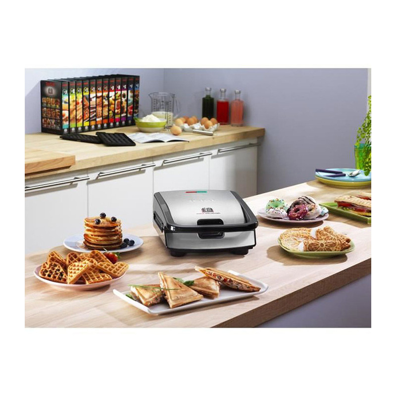 Appareil 2 en 1 Gaufres et Croque-Monsieur 700W TEFAL - SW853