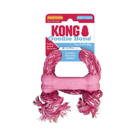 Jouet Classic Caoutchouc avec Corde Chien KONG
