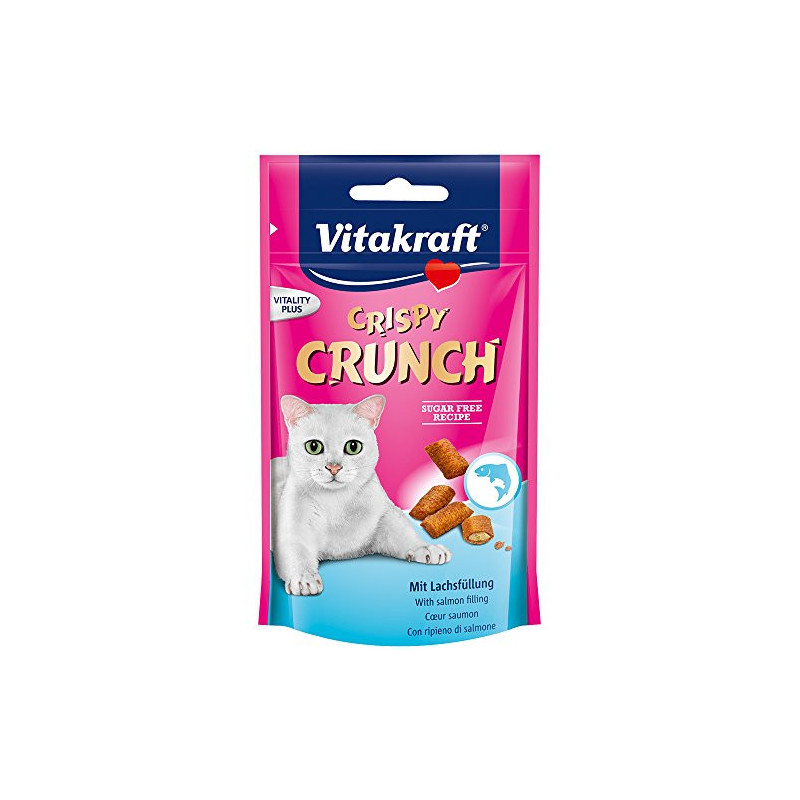 Friandise Chat Crispy Crunch Salmon 60 gr VITAKRAFT