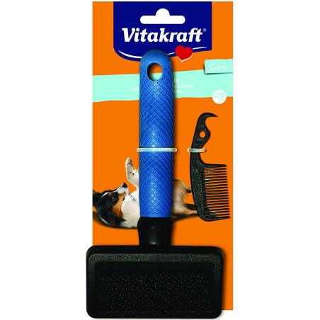 Brosse Chien Plastic Rectangulaire GM VITAKRAFT