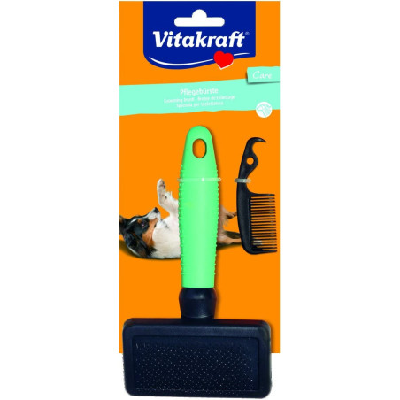 Brosse Chien Plastic Rectangulaire GM VITAKRAFT
