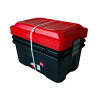 Lot de 3 malles DIY 40L noir/rouge - SUNDIS