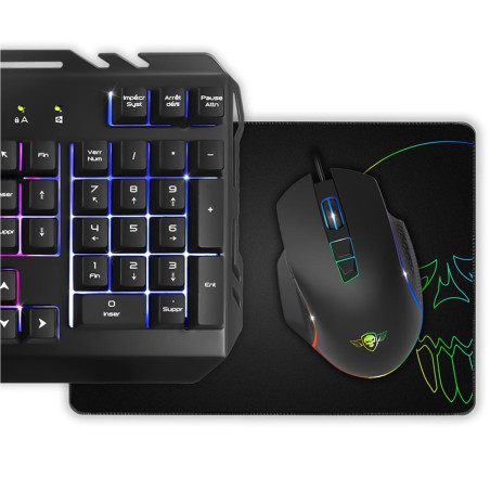 Combo Clavier & souris gamer + tapis RGB - SPIRIT OF GAMER - SOGMK5