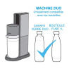 Machine à Soda Duo Duo + 1 Blanc - SODASTREAM - DUOBIP