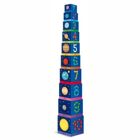 Cubes éducatifs L'Espace - SASSI JUNIOR  - Dès 2 ans