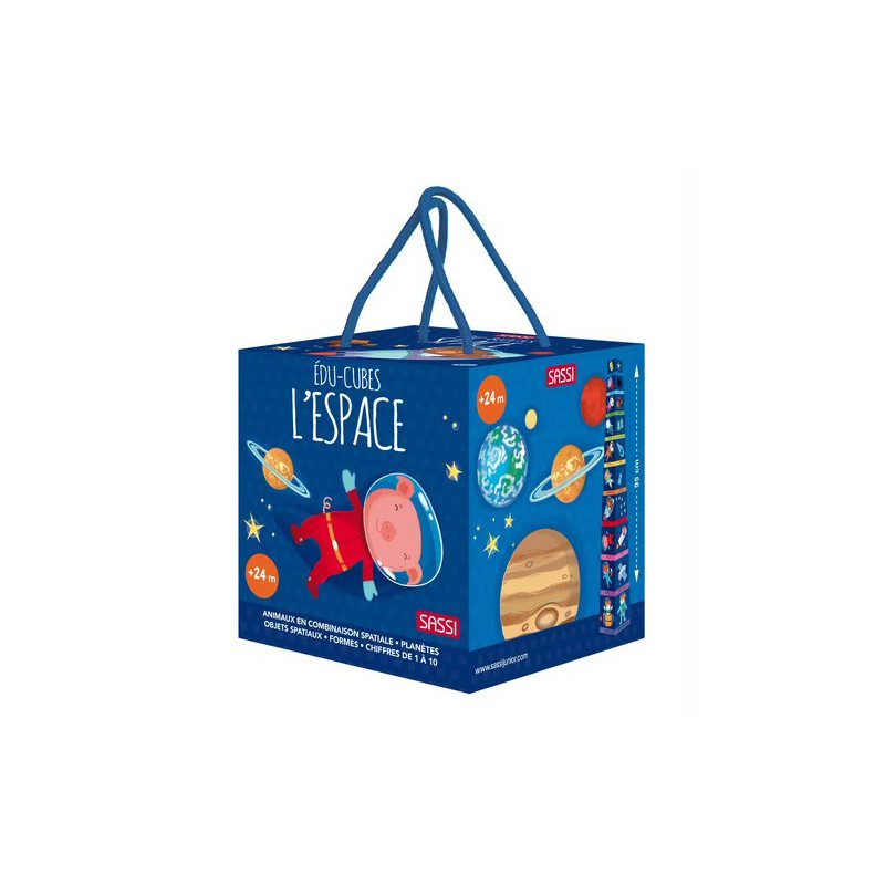 Cubes éducatifs L'Espace - SASSI JUNIOR - Dès 2 ans