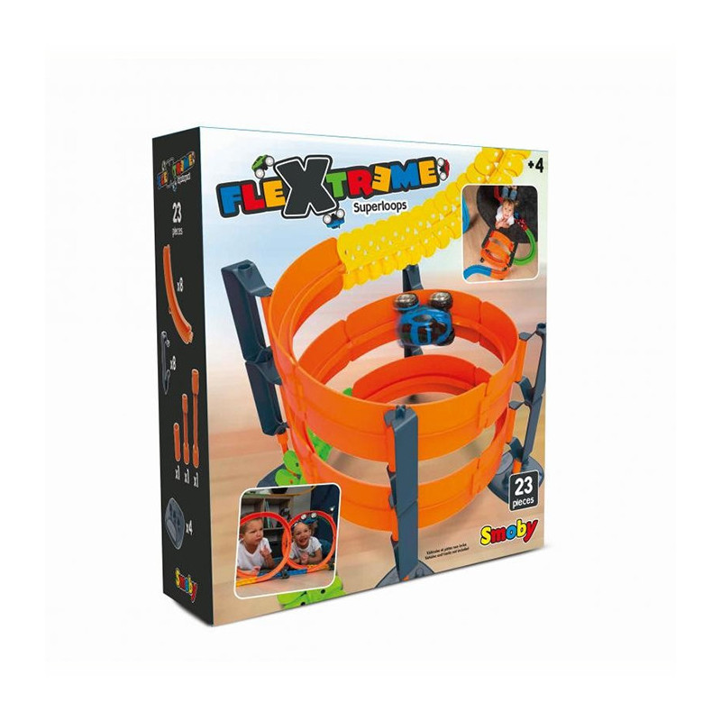 Circuit Flextreme Set Superloopings Race track - SMOBY - Dès 4 ans