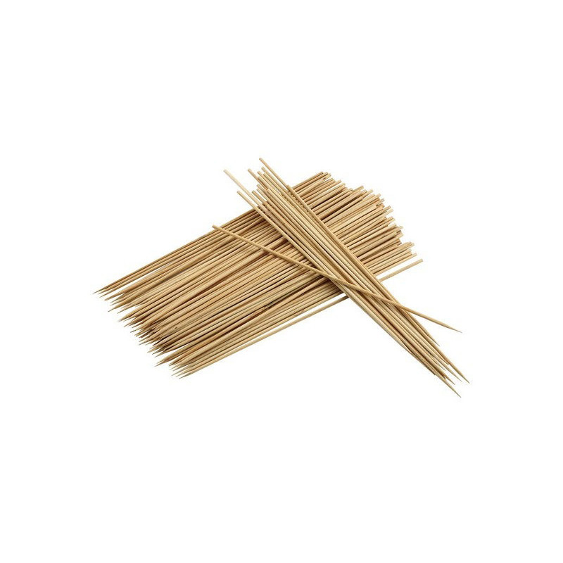Lot de 100 Piques à Brochette Bambou 25 cm