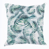 Coussin déperlant Palmas 45x45cm Blanc/Vert - COSY SIDE - 82859984