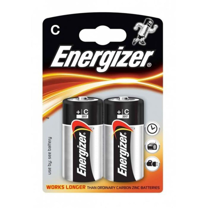 Lot de 2 piles alcalines POWER LR14