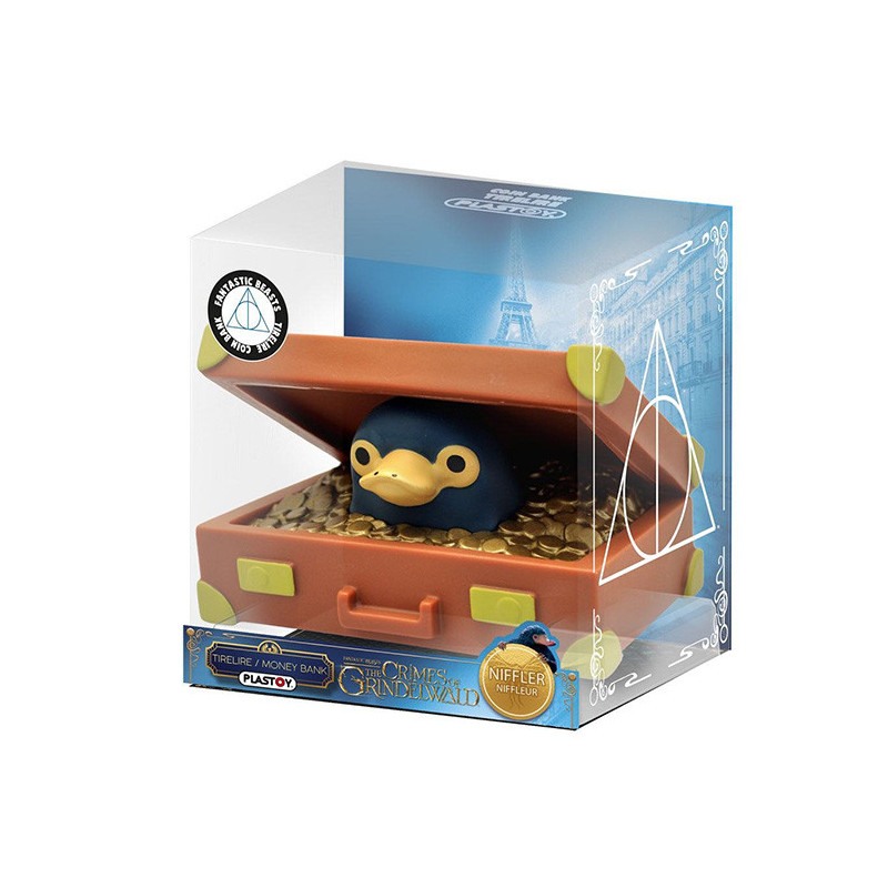 Tirelire Chibi Niffler Suitcase 16 cm - PLASTOY - 72310010254