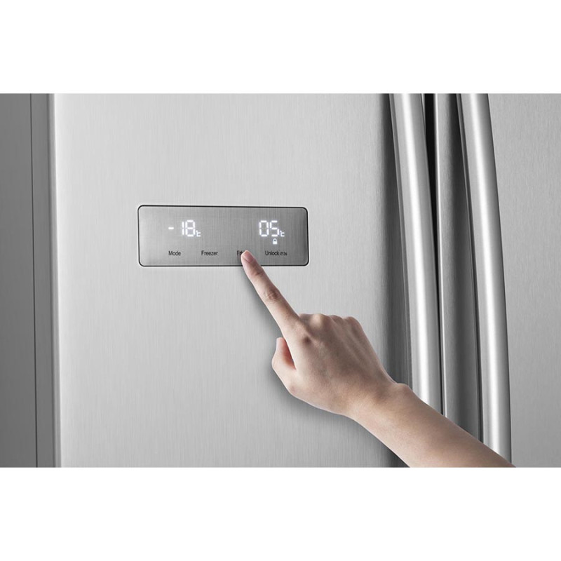 Réfrigérateur Américain 578L Argenté - HISENSE - RS741N4WC1