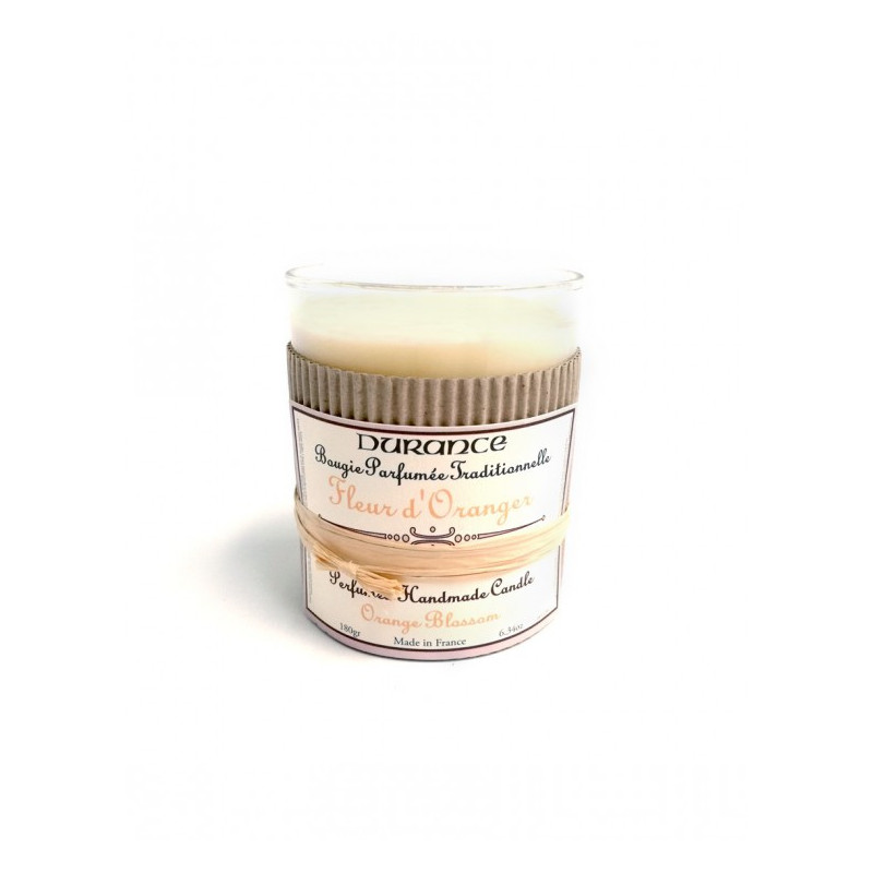 BOUGIE PARFUME TRADITIONNELLE 180 G FLEUR ORANGER
