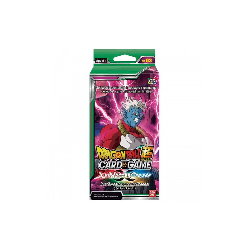 Cartes Dragon Ball Super Pack Édition Spéciale Les Mondes Croisés - ABYSSE - 605282B