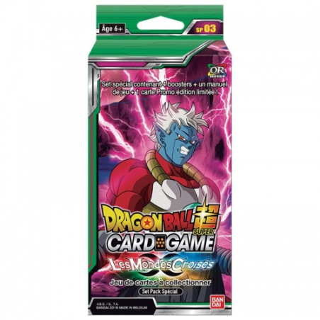 Cartes Dragon Ball Super Pack Édition Spéciale Les Mondes Croisés - ABYSSE - 605282B