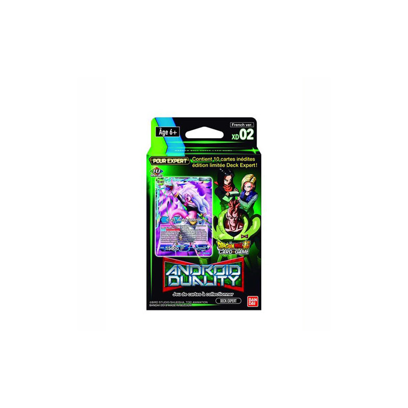 Cartes Dragon Ball Super Deck Expert XD02 Android Duality - ABYSSE - 608593C