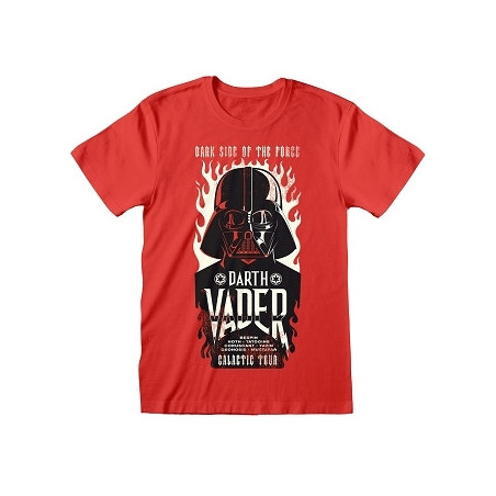 T-shirt Star Wars Vader Red L - HEROES - 80180016503