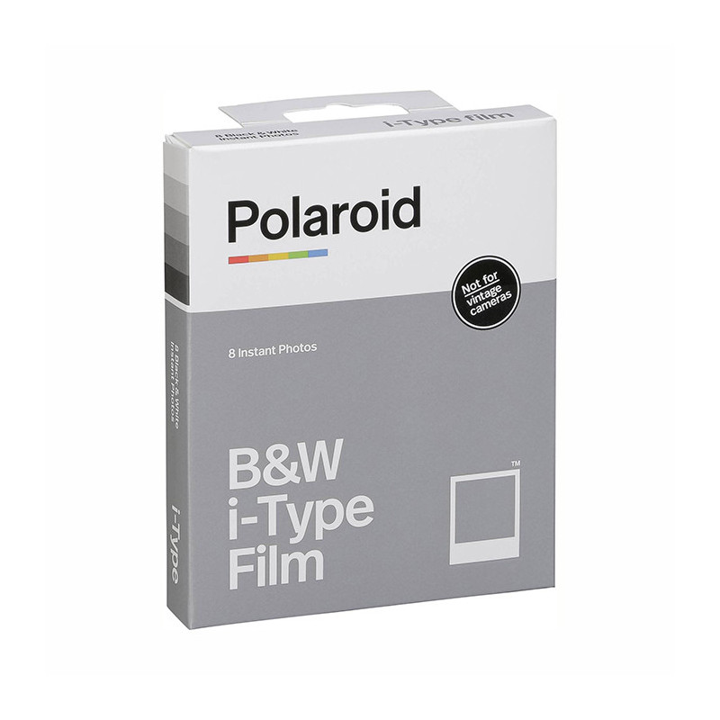 Papier photo instantané Noir & Blanc Film for i-Type (x8) - POLAROID - POLANBITYPE