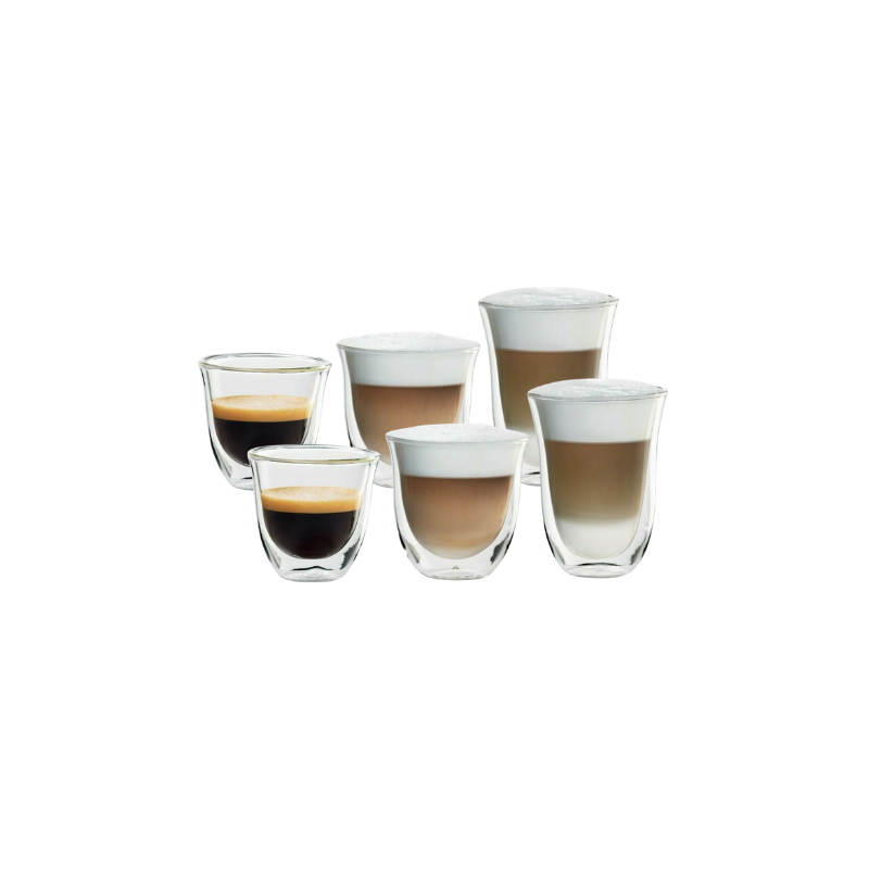 Verres à Expresso Fancy Collection 60/90/220ml - DELONGHI - CAFCUPDLSC3026DELO