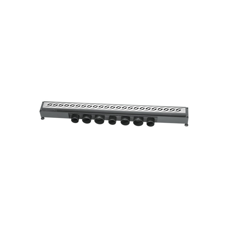 CANIVEAU COMPLET+GRILLE 80MM