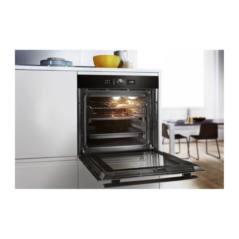 Four encastrable Pyrolyse Multifonction 73L Noir - WHIRLPOOL - AKZ96290NB