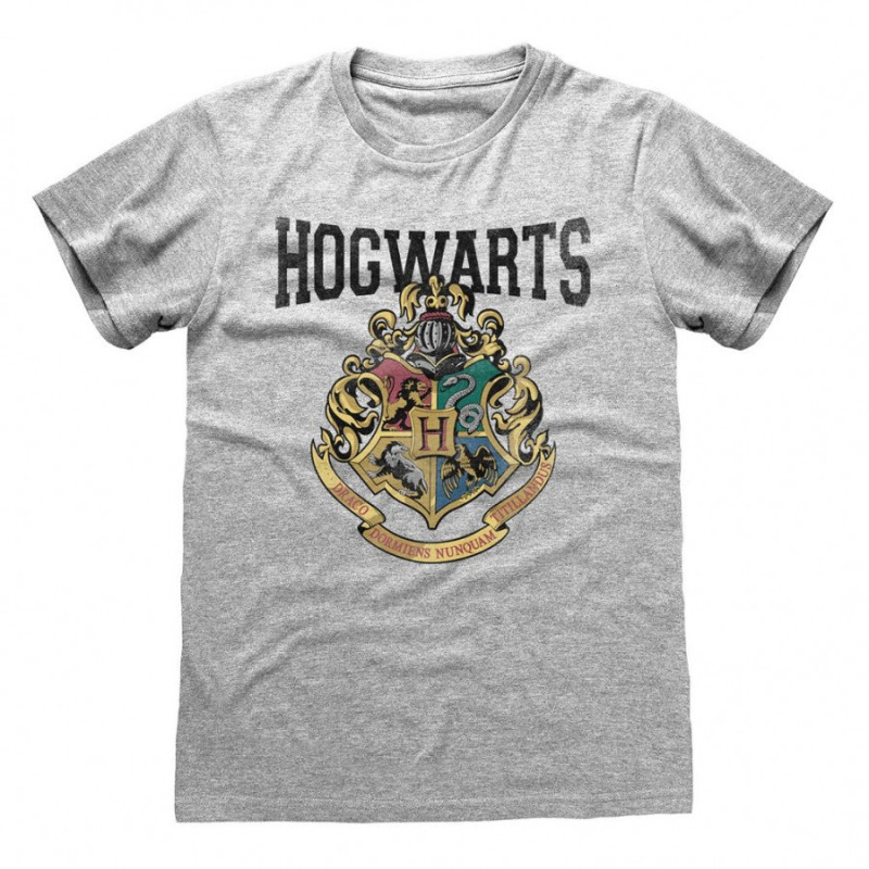 T-shirt Harry Potter Hogwarts Taille XL Gris - HEROES - 80180016447