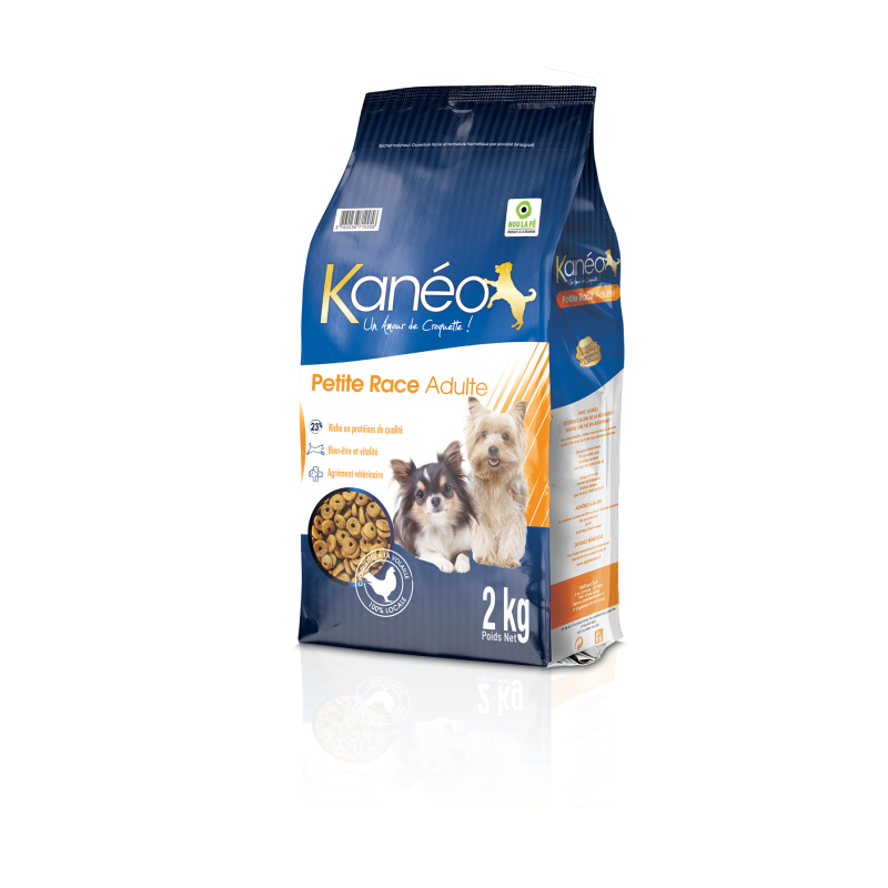 Croquettes chien adulte petite race 2kg - KANEO - KANPRA02