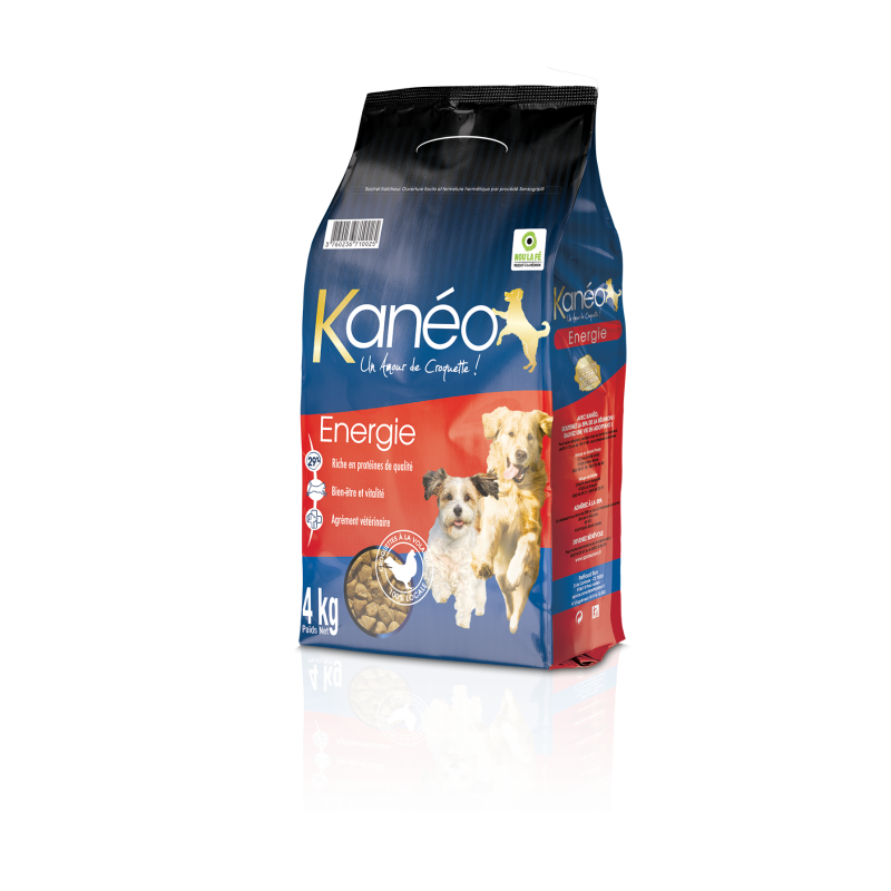 Croquettes chiens adultes actifs 4kg - KANEO - KANNRJ04