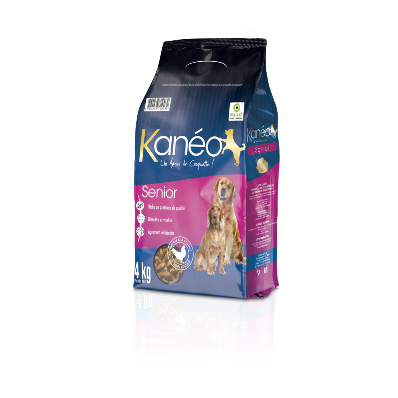 Croquettes chien senior 4kg - KANEO - KANSEN04