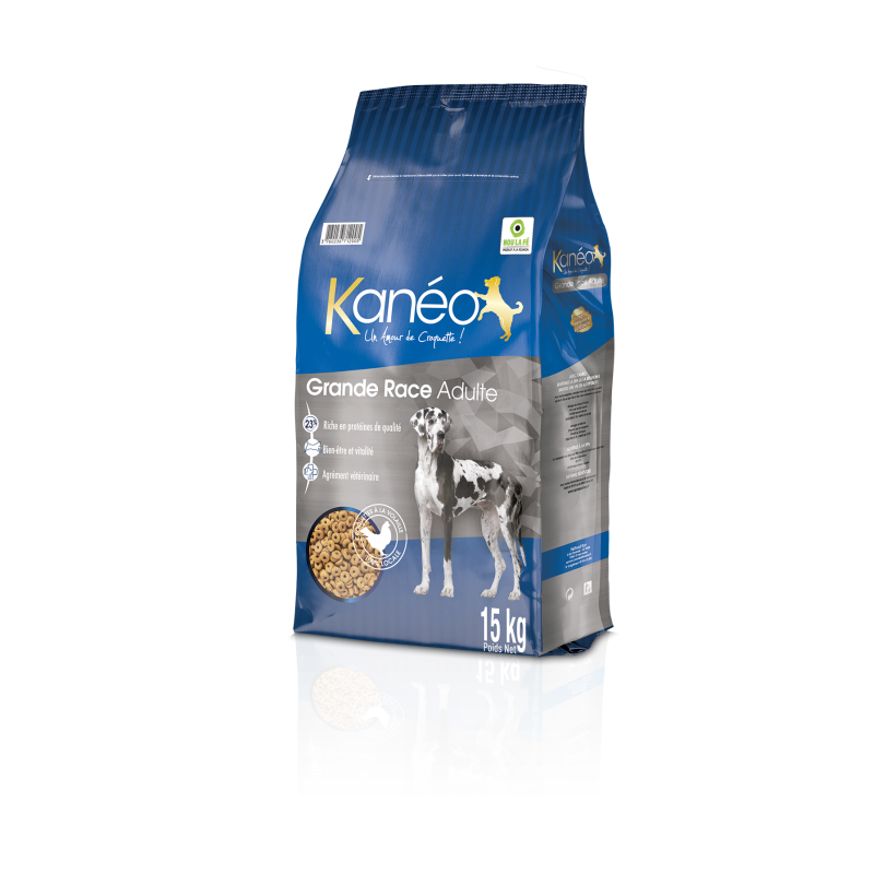Croquettes chien adulte grande race 15kg - KANEO - KANGRA15