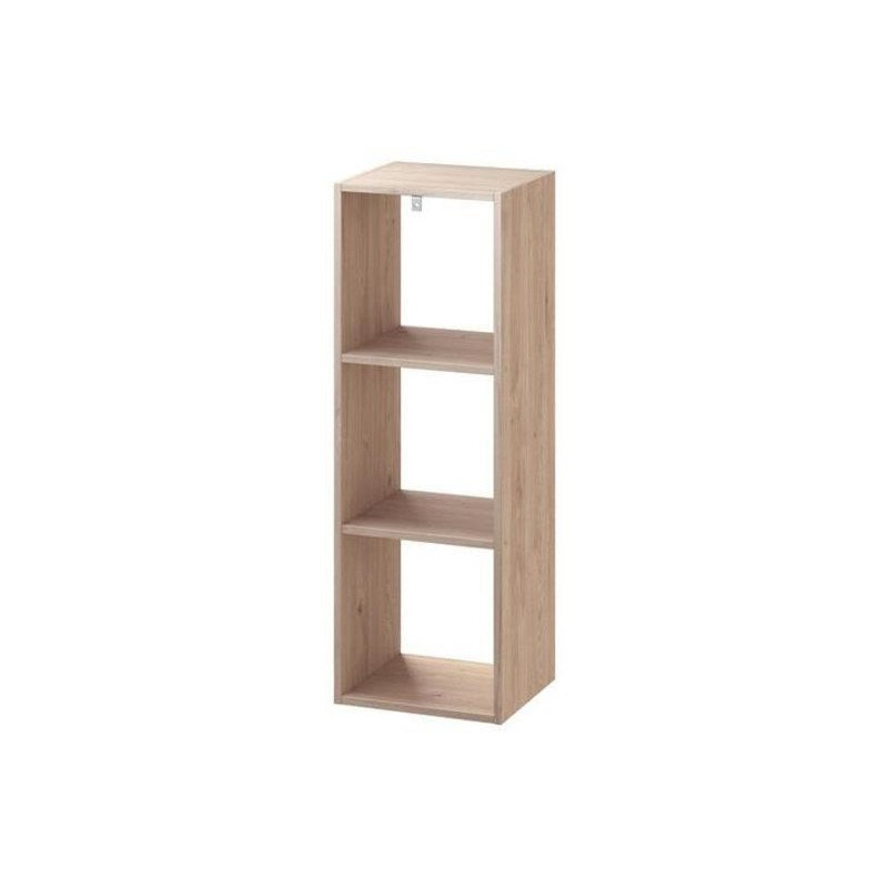 Etagère 3 cases chêne SPACEO KUB