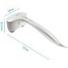 Appareil de massage par percussion Blanc - HOMEDICS - SALPAMHA