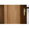 Rideau ajustable + 8 anneaux pince 140 x 300 cm Camel Gaia