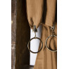 Rideau ajustable + 8 anneaux pince 140 x 300 cm Camel Gaia