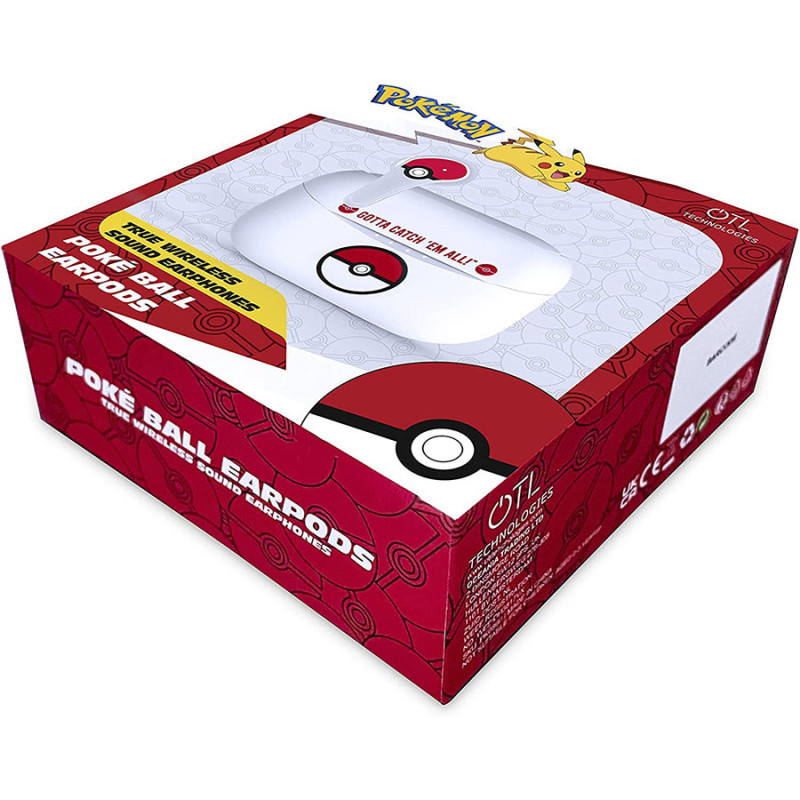 Earpods Bluethooth 5.0 Pokémon Poké Ball Blanc - OTL Technologies - 76570017201