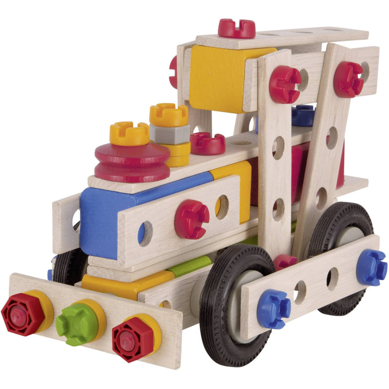 Jeu de construction locomotive en bois 100p - EICHHORN - Dès 4 ans