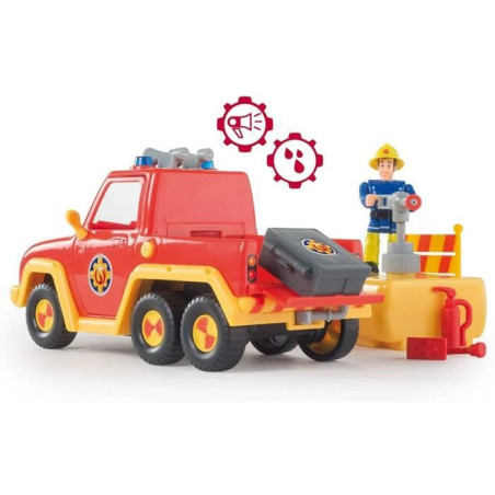 Figurine Vénus et la moto de police Sam le pompier - SIMBA - Dès 3 ans
