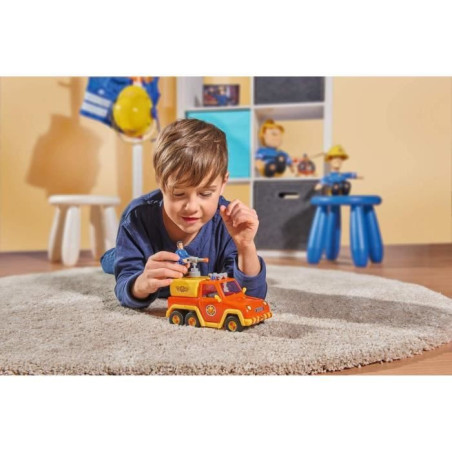 Figurine Vénus et la moto de police Sam le pompier - SIMBA - Dès 3 ans