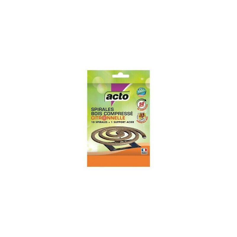 SPIRALES MOUSTIQUE CITRONNELLE