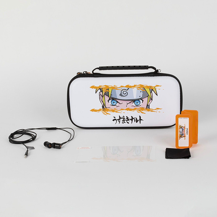 Konix - Pack Casque + Manette + Sac Naruto Shippuden Pour Nintendo Switch