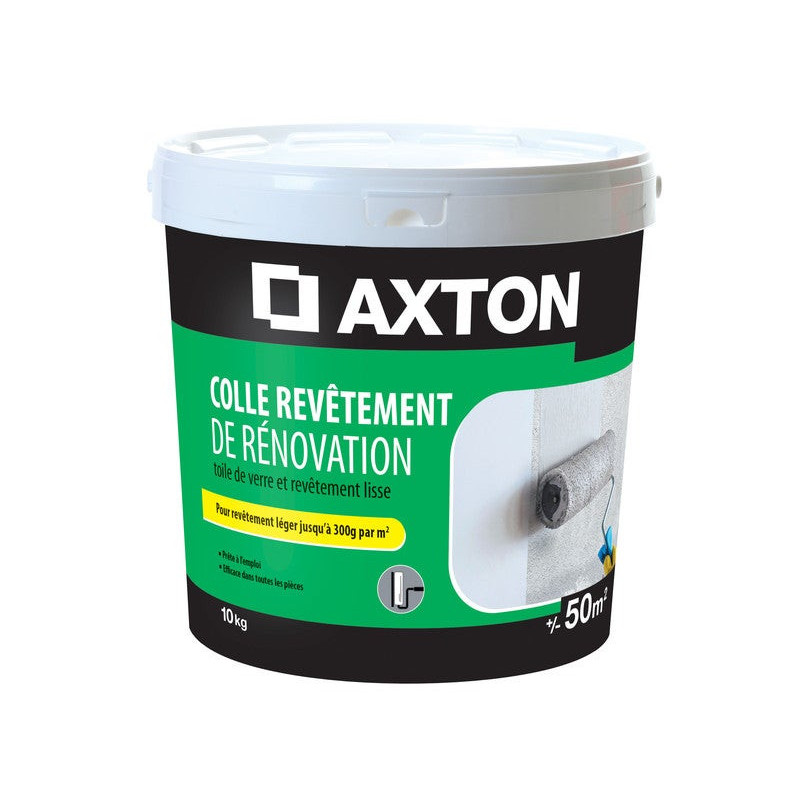 COLLE TOILE DE VERRE REVETEMENT LISSE 10KG AXTON — free download