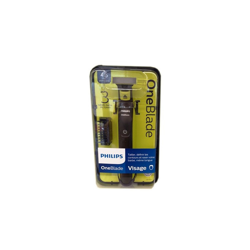 Rasoir tondeuse One Blade + 3 sabots clipsables - PHILIPS - QP2520/20
