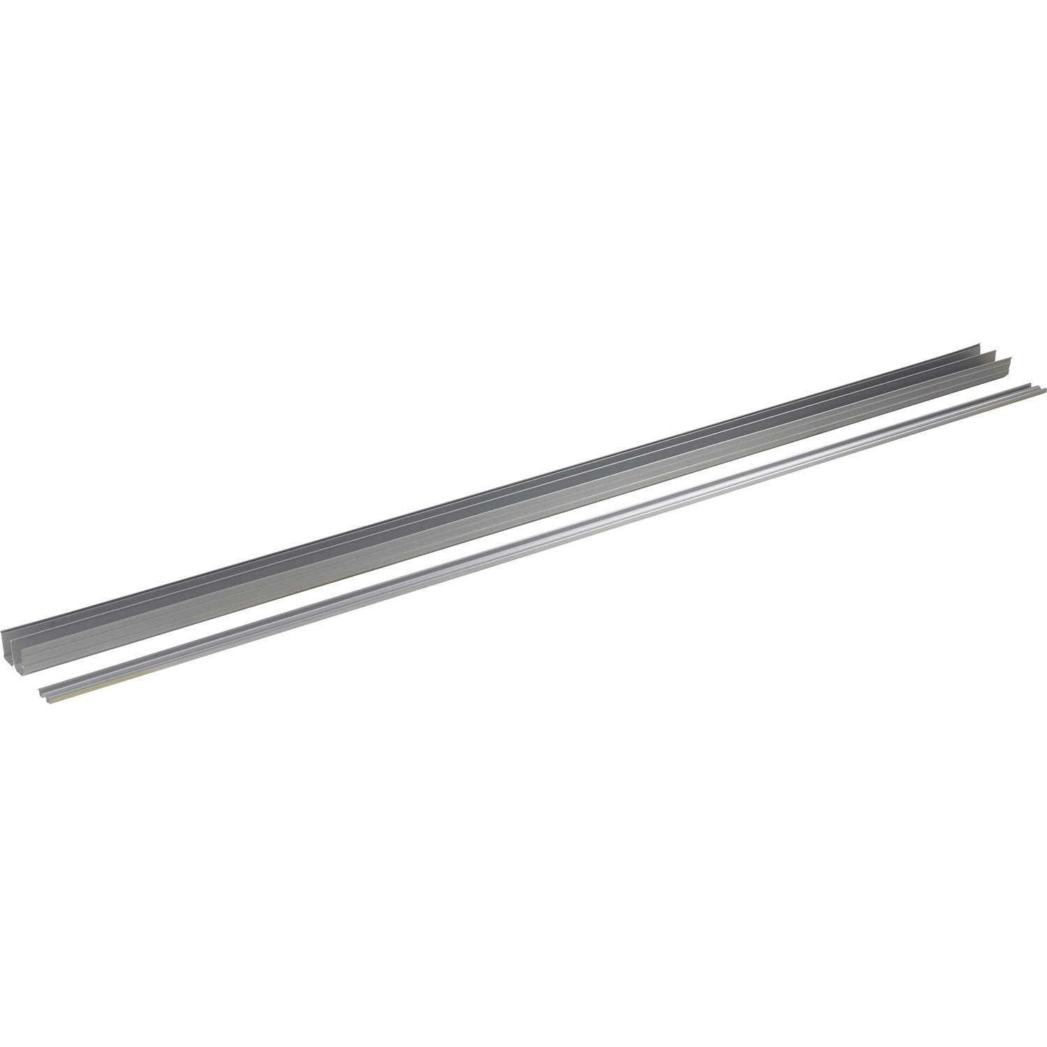 Paire de rails SPACEO laqué aluminium