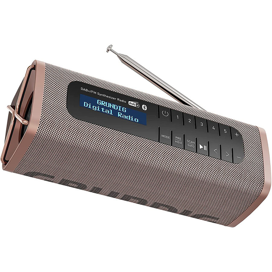 Radio FM portable bluetooth FM DAB+ Marron - GRUNDIG