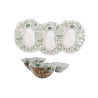 Couvercle en tissu reutilisable x3 Blanc - COOK CONCEPT - KB6041RD