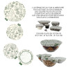 Couvercle en tissu reutilisable x3 Blanc - COOK CONCEPT - KB6041RD
