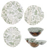 Couvercle en tissu reutilisable x3 Blanc - COOK CONCEPT - KB6041RD