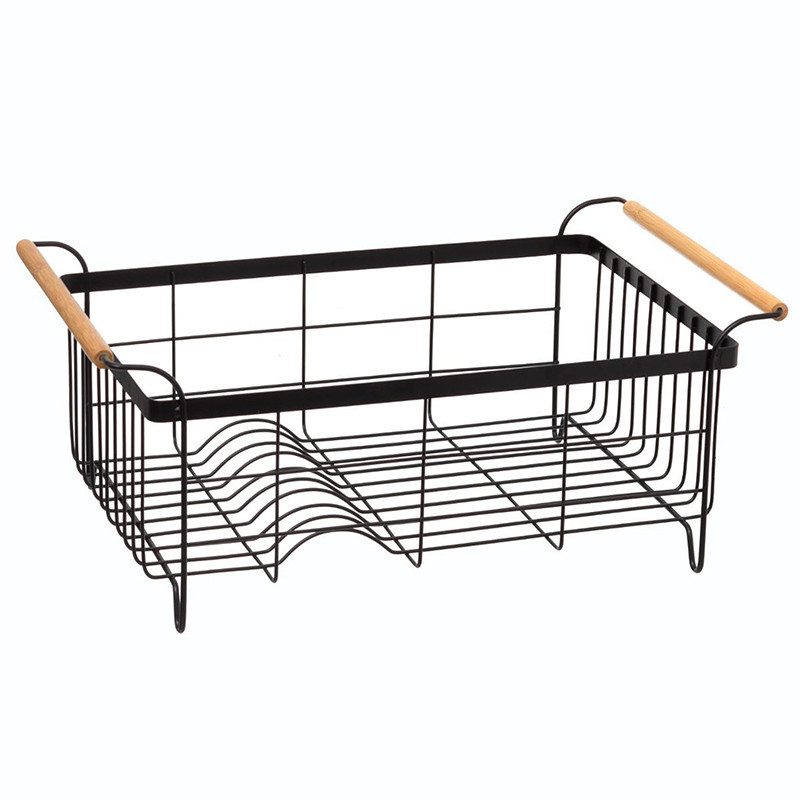 Egouttoir à vaisselle en Métal Blackwood Noir 