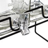 Distributeur de boisson Modern Wood 36cm Transparent